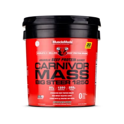 MM - Carnivor Mass Big Steer 1250 - 20 serv - 15 Lb - Chocolate Fudge