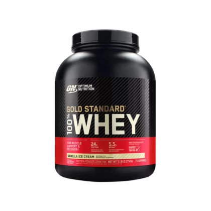 ON - 100% Whey Gold Standard - 73 serv - 5 Lb - Vanilla Ice Cream