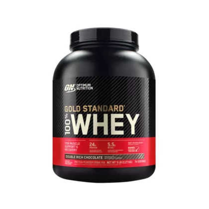 ON - 100% Whey Gold Standard - 74 serv - 5 Lb - Double Rich Chocolate